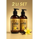 Rekze Marka Vanilya Masaj Yağı - Büyük Boy 2 Paket (Her Bir Şişe 250 Ml) - Stresi Azaltın ve Rahatlayın! - Bej