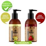 Rekze Masaj Yagı Vanilya + Çilek Aromalı Aromaterapi 120 ml