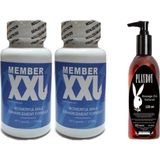 Rekze Member Xxl Erkeklere Özel 60LI 2 Adet Playboy 120 ml Masaj Yağı - 1li