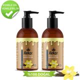 Rekze Vanilya Aromalı Masaj Yağı - 2'li Paket - Doğal Rahatlatıcı Formül - 120 ml