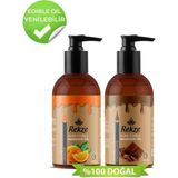 Rekze Vücut Masaj Yağları Çikolatalı ve Portakal Aromalı Kokulu Rahatlatıcı 120 ml