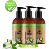 Rekze Yenilir Doğal Yasemin Aromalı Masaj Yağı - Özellik Kat 3 Paket (3X120 Ml)
