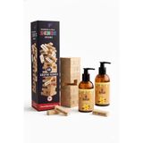Rekze Yetişkinlere Özel Denge Oyunu ve Vanilya Aromalı Masaj Yağı Seti – 120 ml