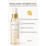 ReLAB Care Saç ve Vücut Parfümü – Vanilya, Pudra & Misk - Yüksek Esanslı Parfüm Mist 150 - Re:LAB Care Hair & Body Fragrance Mist