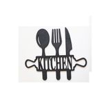 RELATOS Kitchen Yazılı Plastik Mutfak Süsü Yapışkanlı Duvar Aksesuarı ( 24 CM X 19 CM )