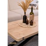 Relax Akıllı Sehpa - Safir Meşe - AHŞAP