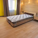 Relax Bedding Katlanır Sert Yatak Pedi, Topper. Hava Alan Bamboo Kumaşlı. (Lastikli) 90X190 cm. - Beyaz - 90 x 190 cm