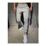 Relax family xf Erkek Gri Eşofman Altı Dar Paça Penye Slim Fit Jogger Kesim Açık gri L