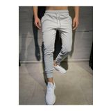 Relax family xf Erkek Gri Eşofman Altı Dar Paça Penye Slim Fit Jogger Kesim Açık gri S