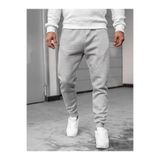 Relax family xf Erkek Gri Slim Fit Eşofman Altı Slüet Baskısız Dar Paça Jogger