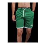 Relax family xf Erkek Yeşil Basketbol Futbol Çizgili Şort Fitness Spor Egzersizi Koşu Bermuda