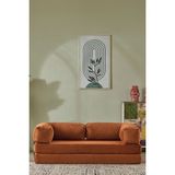 Relax Kanepe 90X200 cm Yatak Olabilen Açılır Aktivite Koltuğu Özel Bondex Sünger 50 Dns - Kiremit