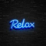 Relax Neon LED Duvar Yazısı Dekoratif Duvar Aydinlatmasi Gece Lambası