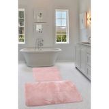 Relax Pudra Koseli 60X100 + 50X60 Cm 2Li Pufidik Banyo Paspasi Seti Kaymaz Klozet Takimi