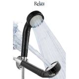 Relax Shower Filtreli Yüksek Basınçlı Tasarruflu Fonksiyonlu Tazyikli I Masaj Etkili Banyo Duş Başlığı Parlak Siyah