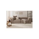 Relax Soft 2 Modül Koltuk (açık Kahve) Keten 40 Kahverengi