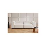 Relax Soft 2 Modül Koltuk (kirik Beyaz) Keten 10 Ekru