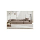 Relax Soft 3 Modül Koltuk ( Açık Kahve) Keten 40 Kahverengi