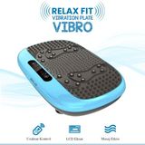 Relax Vibro Vibration Mavi Plate Egzersiz ve Titreşimli Basen Karın Kol Bacak Spor Aleti