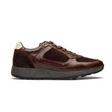 RELAX8622_KAHVE_43 Hakiki Deri Erkek günlük Sneaker Ayakkabı Koyu Kahve