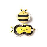 Relaxeazzz Çocuk Seyahat Yastığı ve Göz Maskesi-Adorabugs Bee