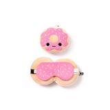 Relaxeazzz Çocuk Seyahat Yastığı ve Göz Maskesi-Adorasnacks Donut