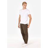 Relaxed Fit Orta Bel Geniş Paça Erkek Yeşil Pantolon Cl1071446