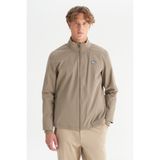 Relaxed Fit Rahat Kesim Dik Yaka Cepli İnce Bomber Ceket