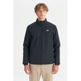 Relaxed Fit Rahat Kesim Dik Yaka İnce Bomber Ceket