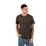 Relaxed Fit%100 Pamuklu Basic Erkek T-shirt DKS-1000 (Haki/XXL)