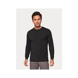Relaxia Penye Erkek Uzun Kollu Tshirt - 3XL - Siyah