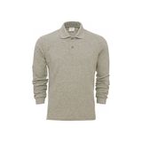 Relaxia Polo Yaka Uzun Kollu T-Shirt Erkek Gri Melanj - Gri - Melanj - XL
