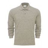 RELAXIA Polo Yaka Uzun Kollu T-Shirt Erkek Gri Melanj