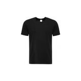 Relaxia Tişört Erkek V Yaka Penye - 3XL - Siyah