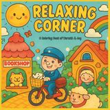 Relaxing Corner: A Cozy Village Coloring Book for Adults & Teens , Charming Hygge Scenes for Stress Relief & Creativity