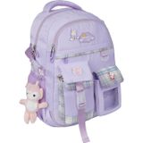 Relaxion 1450 Lila İthal Kore Tarzı Unisex İlkokul Çocuk Sırt Çantası