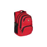 Relaxion 2226 Kırmızı Su Geçirmez Astarlı Kumaş Sırt Çantası, Unisex, 45x35x20cm