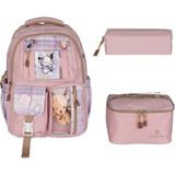 Relaxion 3'lü Set Çocuk Sırt Çantası Suya Dayanıklı Unisex Türkiye Menşeli 45×33×22 cm