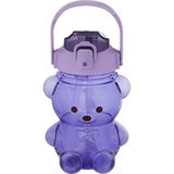 Relaxion Boyun Askılıklı, Hediyeli, İthal Lüx Ayıcıklı Mor Matara 1100 Ml.(449)