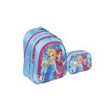 Relaxion Mavi Frozen Desenli İlkokul Çantası, Beslenme Çantalı, Unisex