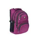 Relaxion RLX2226 Mor 5 Bölmeli Suya Dayanıklı Ergonomik Astarlı Kumaş Okul Sırt Çantası