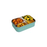 Relaxion Üç Bölmeli, Paslanmaz Çelik, Yeşil Yemek Saklama Ve Taşıma Kabı/Kutusu 1000 Ml. (463)