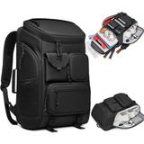 Relaxus Ayakkabı Bölmeli Su Geçirmez Spor & Seyahat Sırt Çantası 30L Siyah 17” Laptop Bölmeli Fonksiyonel Tasarım