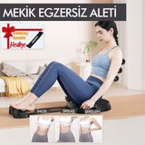 RELAXUS Çok Fonksiyonlu Mekik Aleti Ev Kol Üst Vücut Karın ve Core Egzersiz Cihazı Pilates Çorabı Hediye Siyah PRA-13604760-467128
