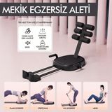 Relaxus Çok Fonksiyonlu Mekik Aleti Karın ve Core Egzersiz Cihazı Yüksek Dayanıklılık ve Kolay Taşınabilirlik - Siyah