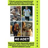 #Relfektör Kendinden Yapışkanlı Suya Toza Dayanıklı Motosiklet Bisiklet Kask Araç Tamponu Bebek Arabası Çanta Bariyer Pe
