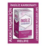 Relife Saf İngiliz Karbonatı 125 gr - %100 Doğal Sodyum Bikarbonat (Alkali Yaşam & Cilt Bakımı İçin)