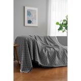 rellhome Bohem Tarz Koltuk Şalı 170x220 cm – Saçaklı TV Battaniyesi & Dekoratif Koltuk Örtüsü