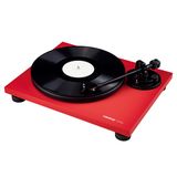 Reloop TURN 2 Red | Analog HiFi Belt Drive Turntable | Pikap | Plak Çalar | Ortofon OM 10 İğne ve Headshell Dahil