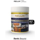 Relux Paint Çok Amaçlı Saf Akrilik Dönüşüm Boyası – Ahşap, Fayans, Metal, Cam, Plastik, Su Bazlı 1.15LT - Beyaz